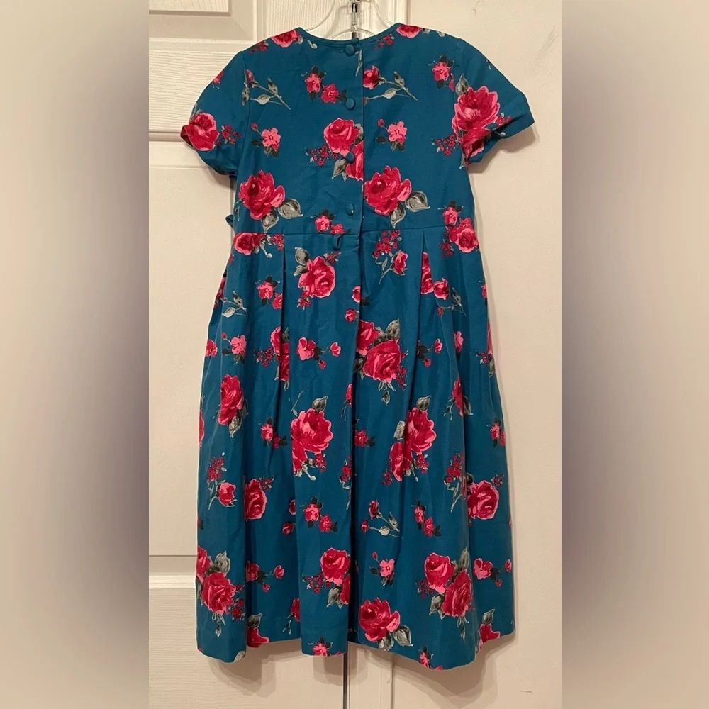 Laura Ashley vintage Mother and Child girls floral dress size 6 years  90s